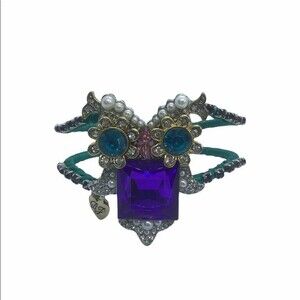 Betsey Johnson Teal Owl Bracelet